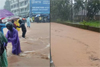 Mangaluru: Heavy rains flood Pumpwell and Padil underpass